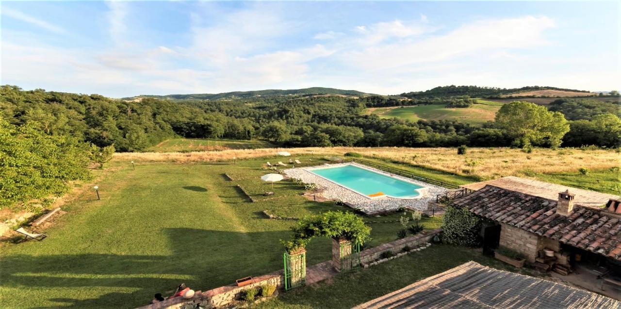Campo Al Vento - Country Farm Villa Monte Castello di Vibio Kültér fotó